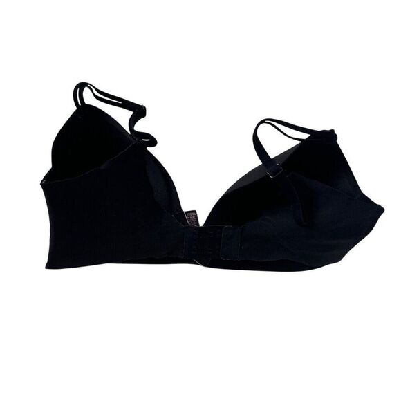 Victorias Secret Black Lightly Lined Demi Bra 34DD/S - Picture 2 of 5